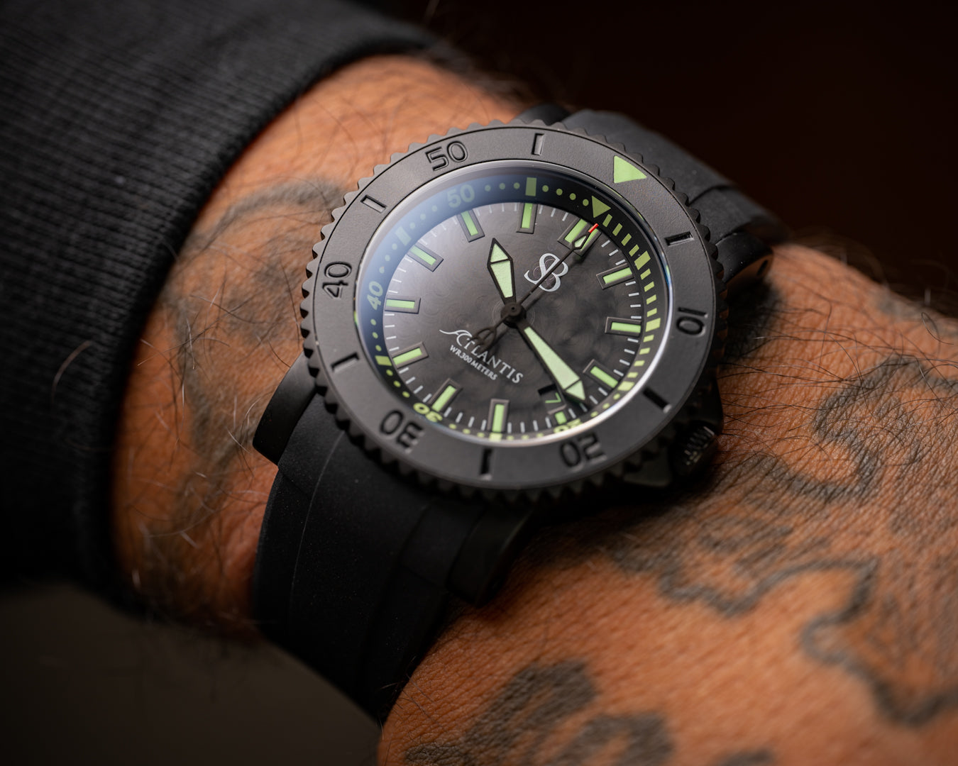 Atlantis Blackfish Mens Dive Watch