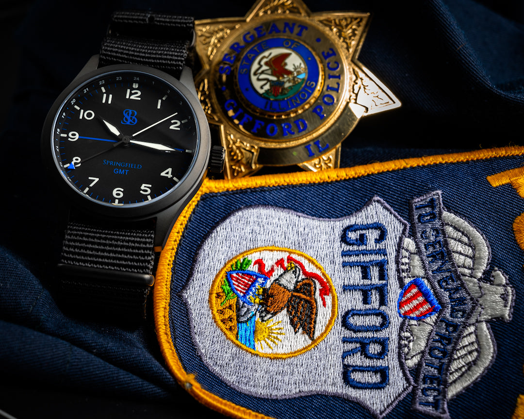 A WATCH DEDICATED TO LEO, CREATED BY VETERAN OFFICER
