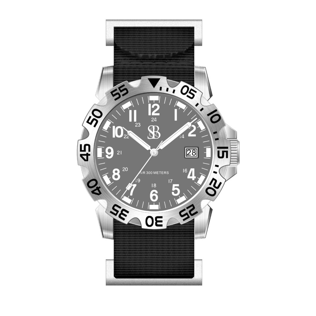 SANS-13 Silverback stainless steel tactical watch
