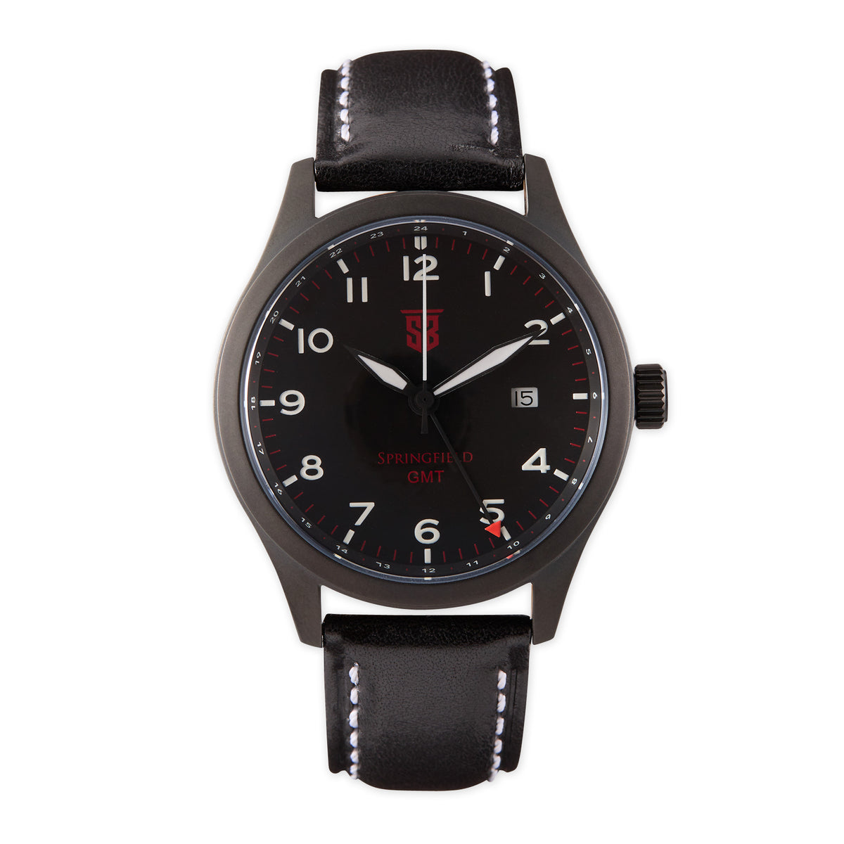 Springfield GMT Leather Field Watch