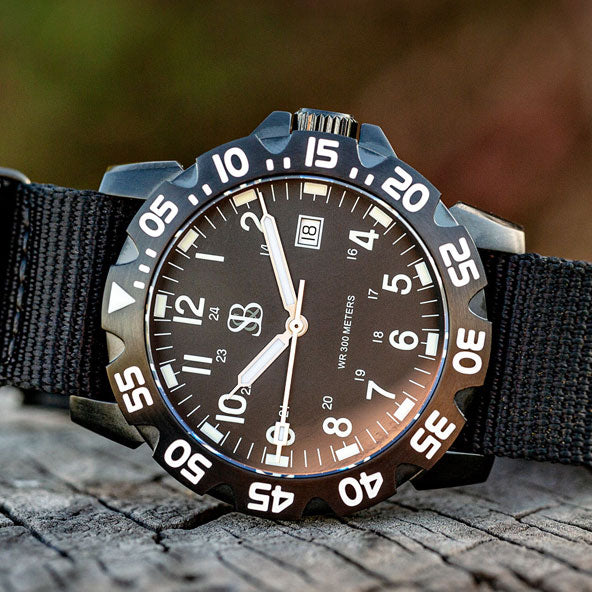 Black Tactical SANS-13 on a NATO strap