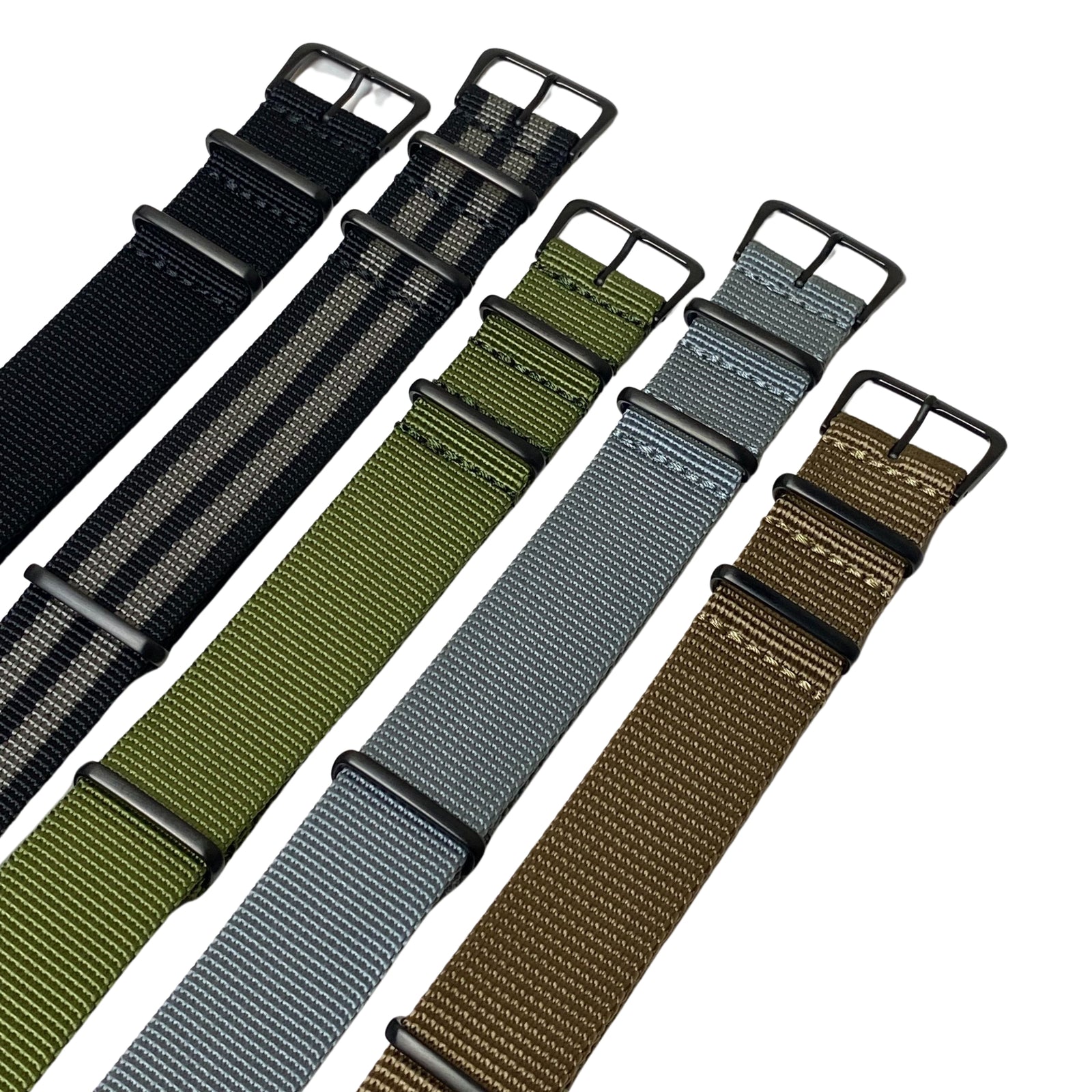 Ballistic Nylon NATO Men's 22mm Watch Band